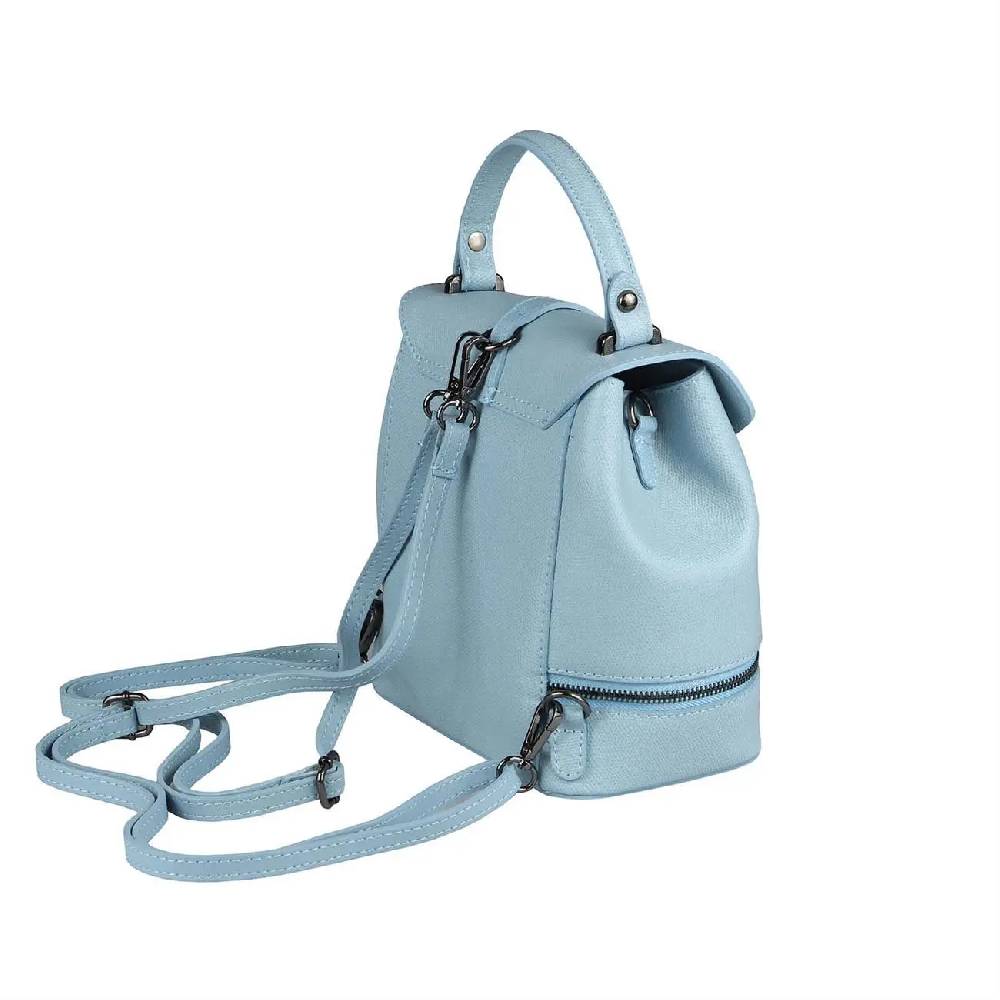 OBC MADE IN ITALY 2in1 DAMEN Echt LEDER TASCHE RUCKSACK Schultertasche Handtasche Umhängetasche Ledertasche Lederrucksack CrossOver Daypack Backpack Günstiger Verkauf