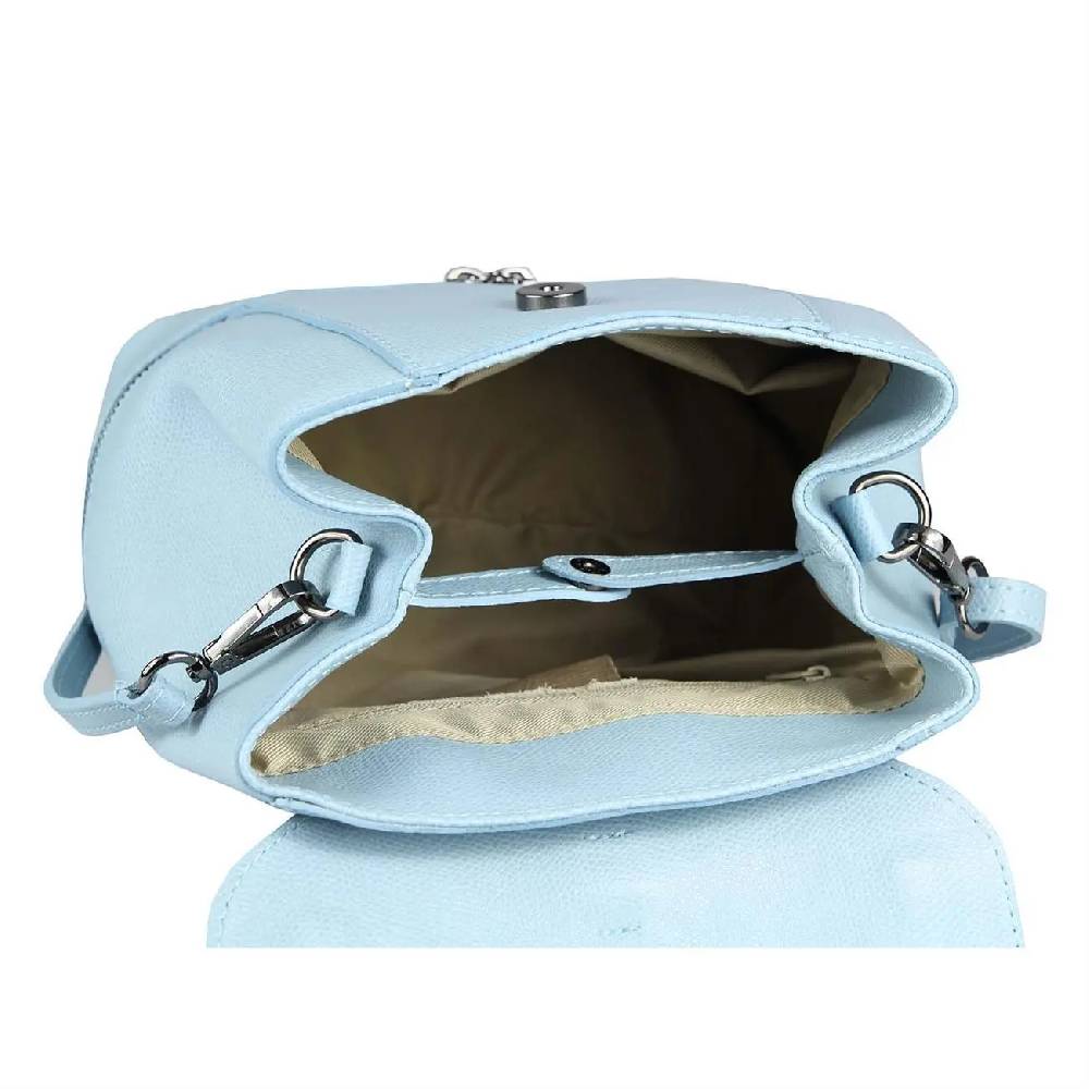 OBC MADE IN ITALY 2in1 DAMEN Echt LEDER TASCHE RUCKSACK Schultertasche Handtasche Umhängetasche Ledertasche Lederrucksack CrossOver Daypack Backpack Günstiger Verkauf