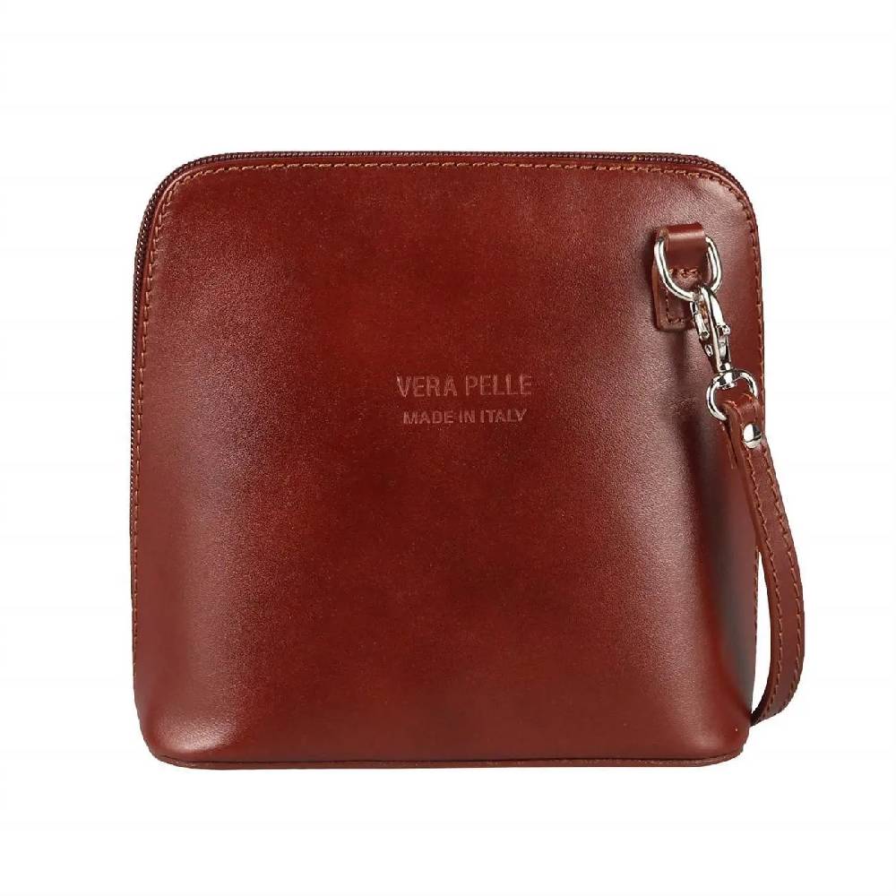 OBC Made in Italy Damen Leder Tasche Schultertasche Umhängetasche Strauß CrossbodyTheatertasche Cross-Over Abendtasche Auslauf