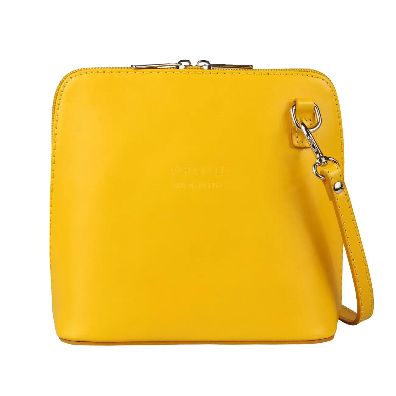 OBC Made in Italy Damen Leder Tasche Schultertasche Umhängetasche Strauß CrossbodyTheatertasche Cross-Over Abendtasche Auslauf