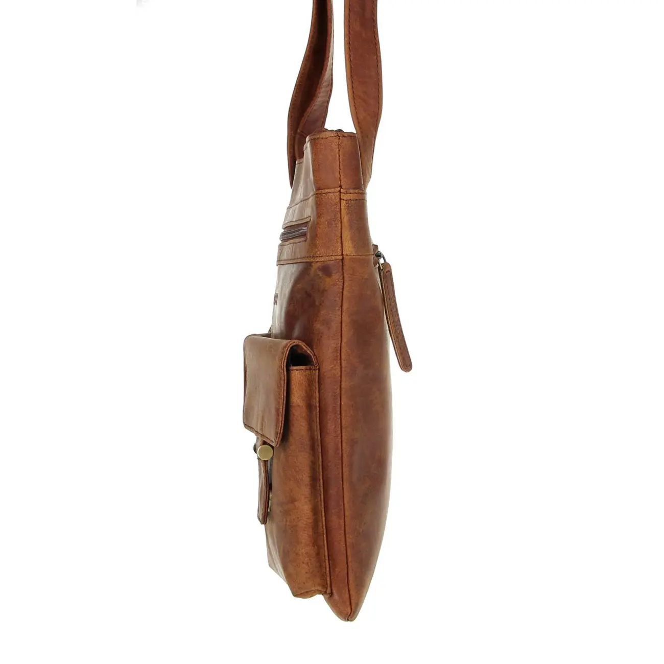 Old River Vintage Retro Style LEDER Bubalus WasserBüffel Büffelleder Tasche Messenger Bag Umhängetasche Tablet Ipad mini bis ca. 12 Zoll CrossOver 28x30x2 cm (BxHxT) Angebote