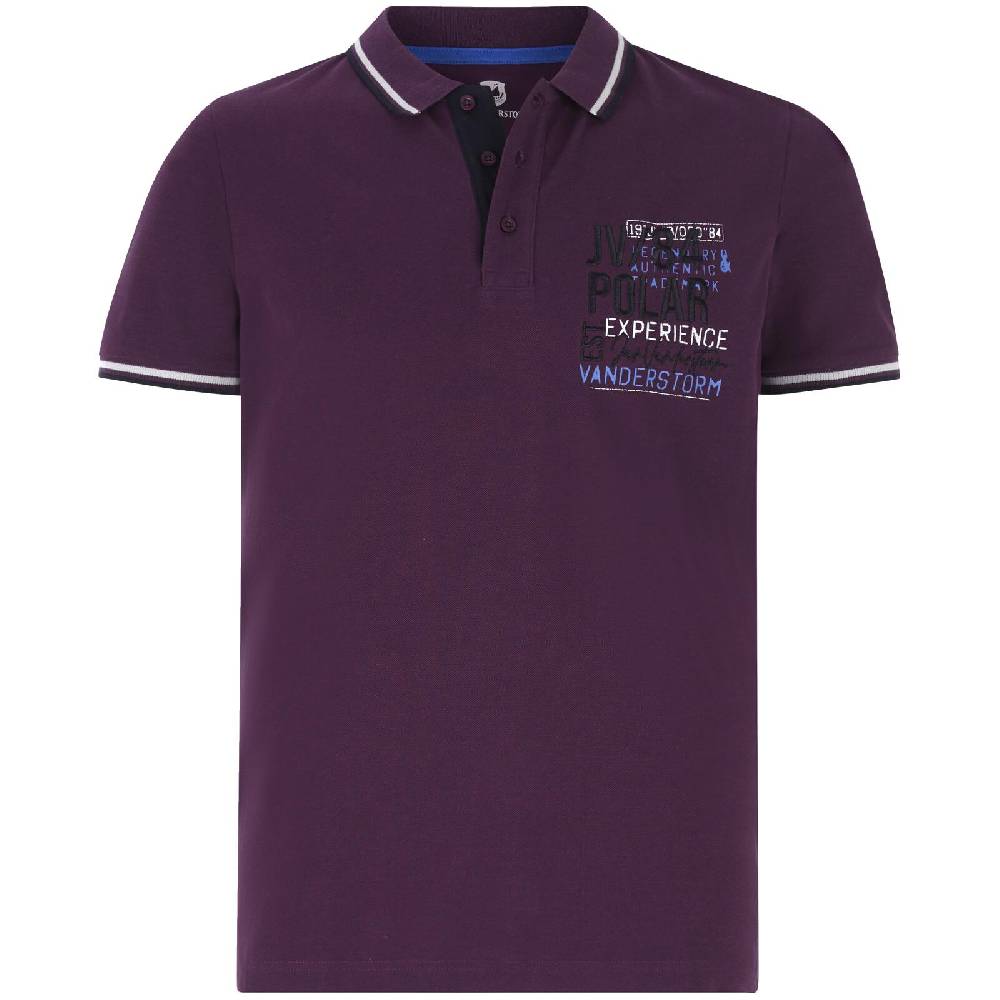 Jan Vanderstorm Poloshirt FRETU dunkelrot