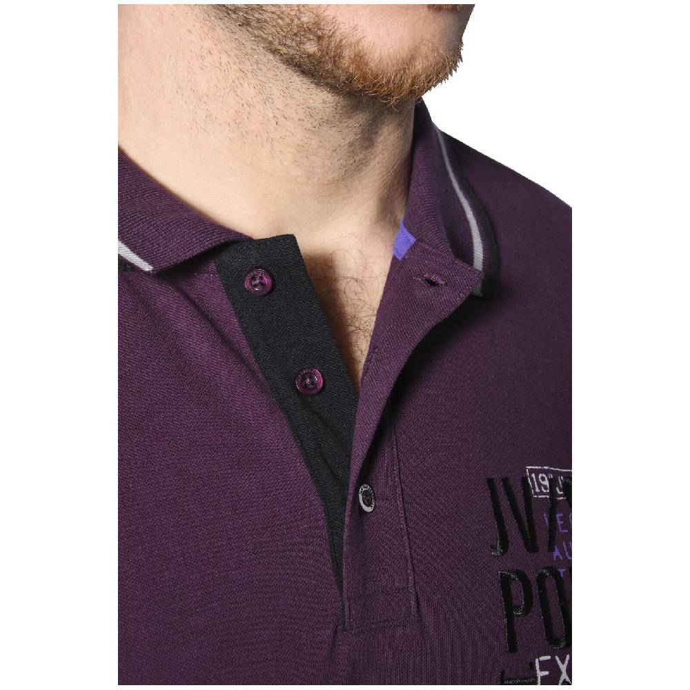 Jan Vanderstorm Poloshirt FRETU dunkelrot Outlet