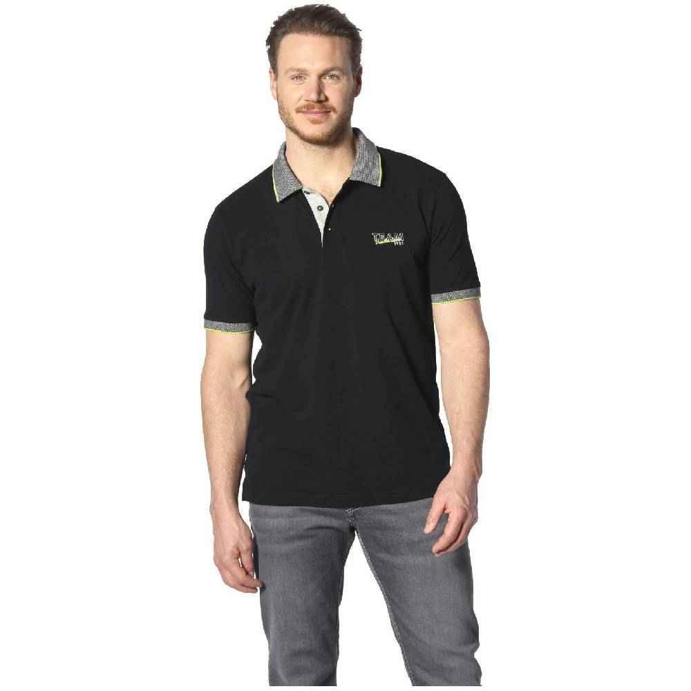 Jan Vanderstorm Doppelpack Poloshirt HARALDFRED silbergrau schwarz Schlussverkauf