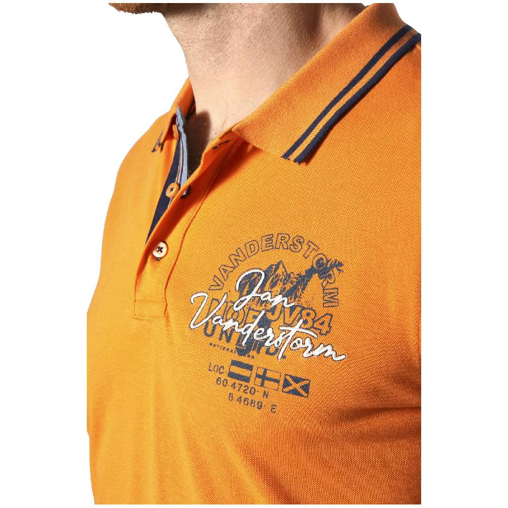 Jan Vanderstorm Poloshirt HROLFMUND orange Günstiger Verkauf