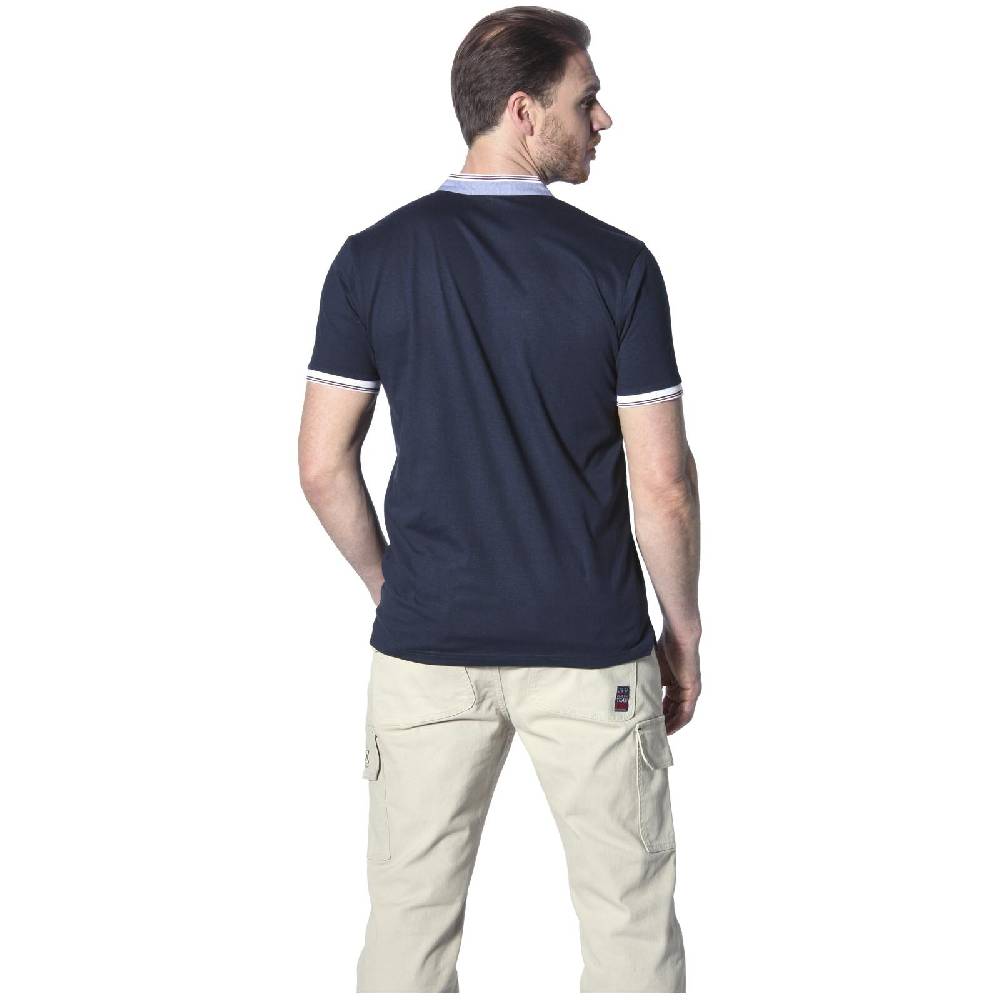 Jan Vanderstorm T-Shirt EDFINN dunkelblau Fabrikverkauf