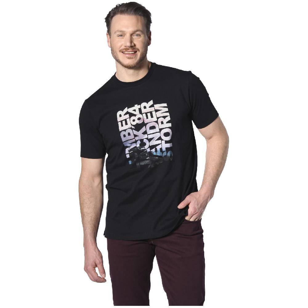 Jan Vanderstorm T-Shirt RANSTEIN schwarz Meist gekauft