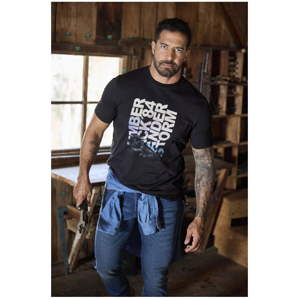 Jan Vanderstorm T-Shirt RANSTEIN schwarz Meist gekauft