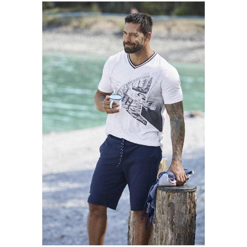 Jan Vanderstorm T-Shirt BRYNO weiß Online