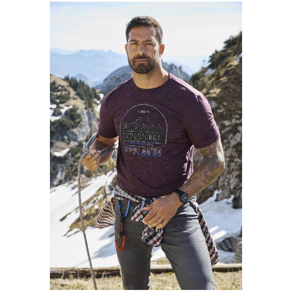 Jan Vanderstorm T-Shirt PERDALSON lila melange Hotsell