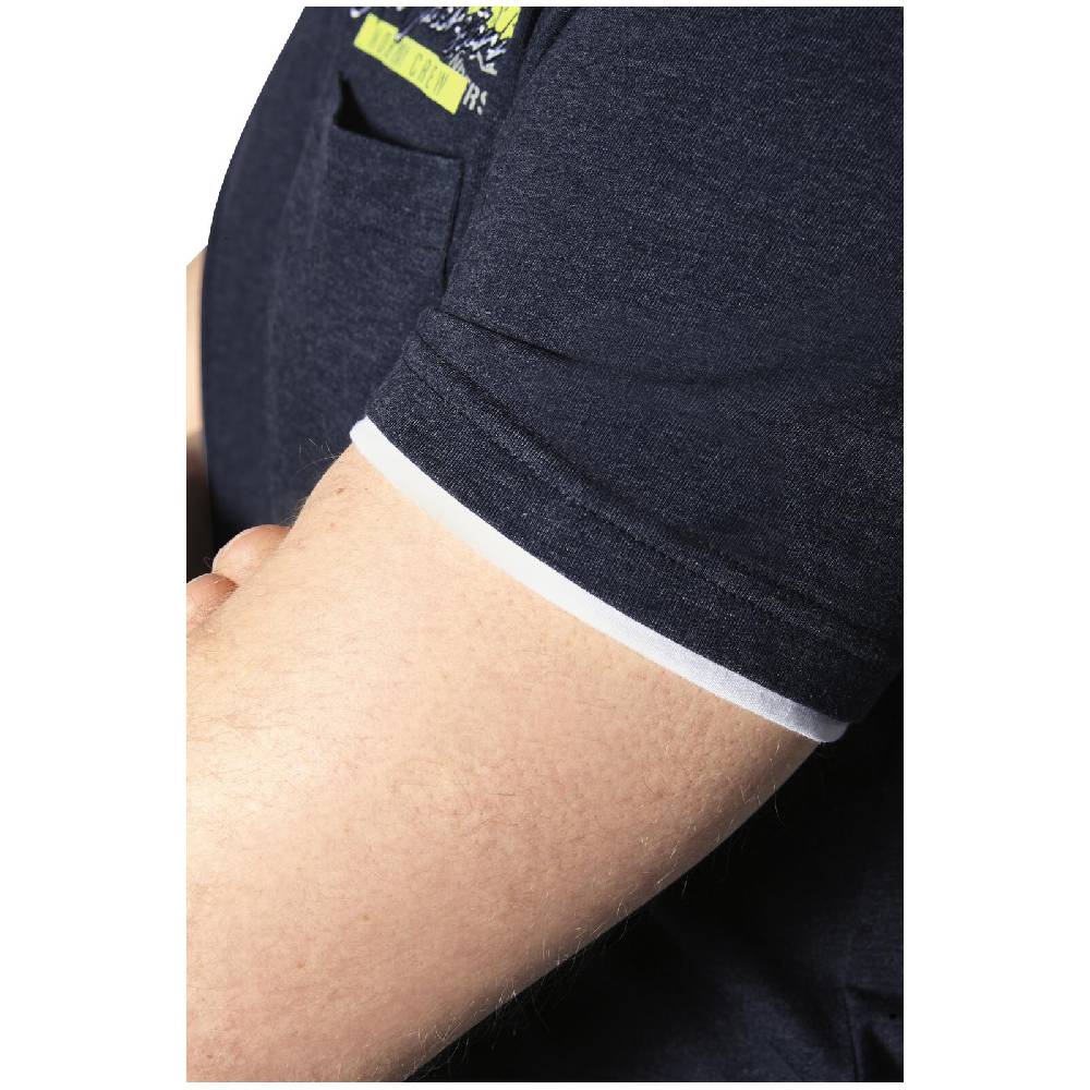 Jan Vanderstorm T-Shirt PERNARVIK dunkelblau Outlet