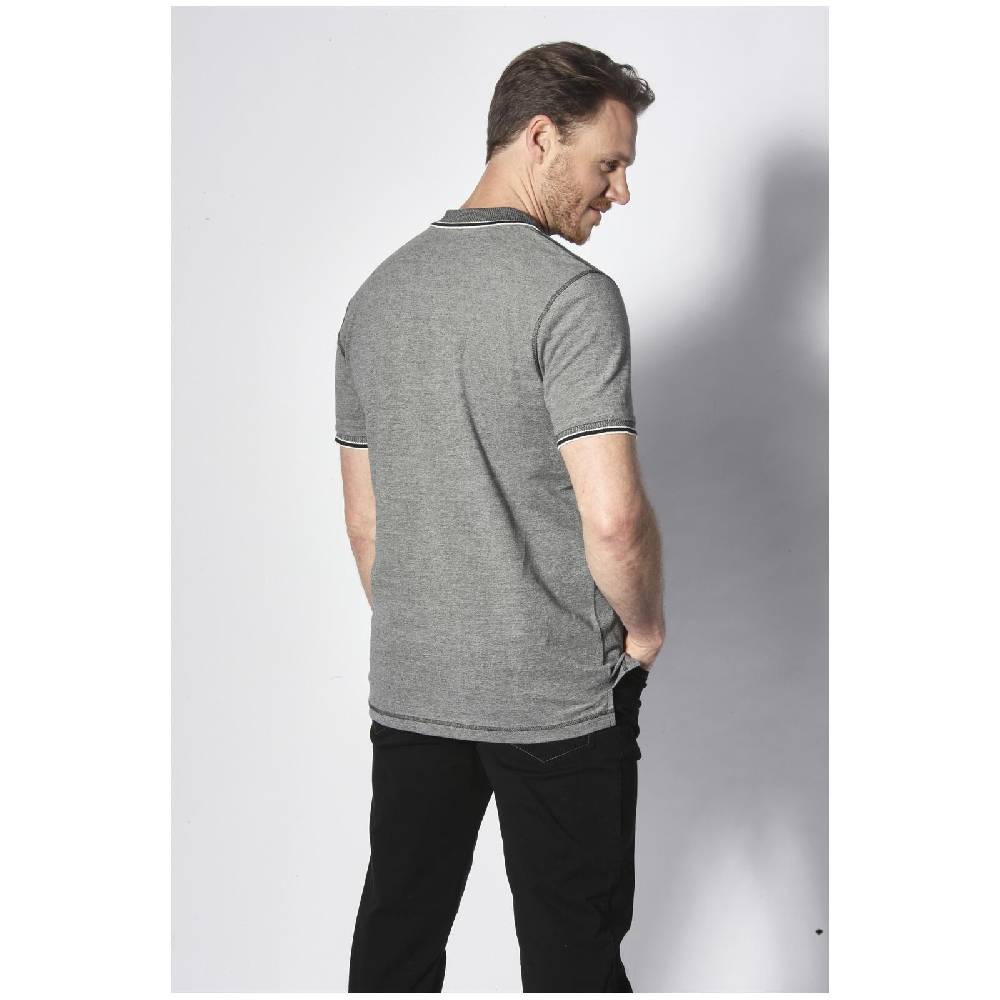 Jan Vanderstorm Poloshirt RIGHER schwarz melange Angebote