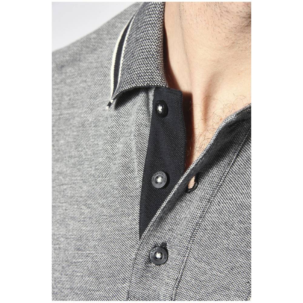 Jan Vanderstorm Poloshirt RIGHER schwarz melange Angebote
