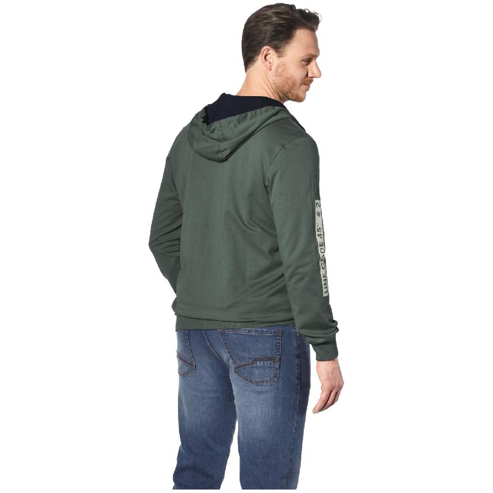 Jan Vanderstorm Sweatjacke RODERICH oliv im Angebot