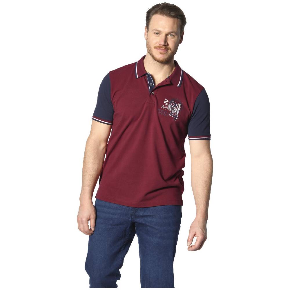 Jan Vanderstorm Poloshirt OLEJORN dunkelrot Meist gekauft
