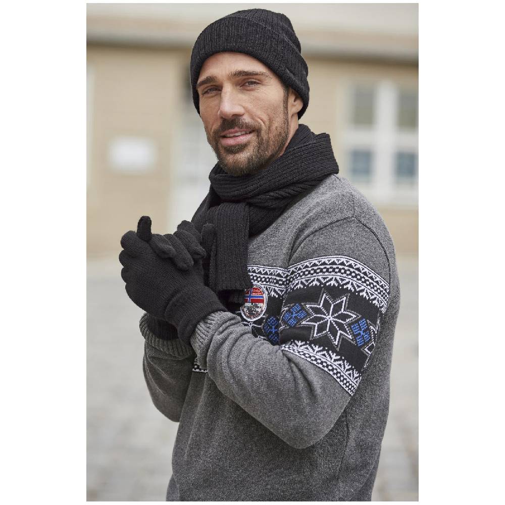 Jan Vanderstorm Handschuh BRYNJAR schwarz Fabrikverkauf