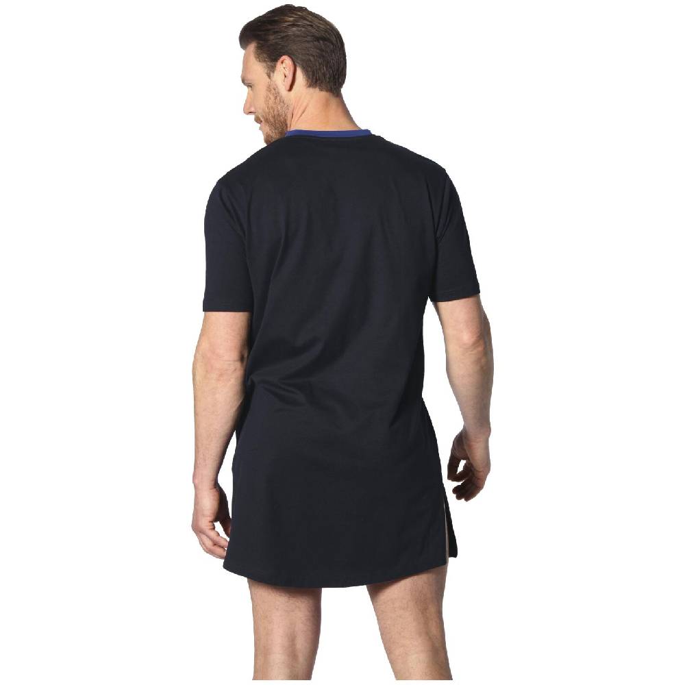 Jan Vanderstorm Doppelpack Nachthemd ALOF blau im Angebot
