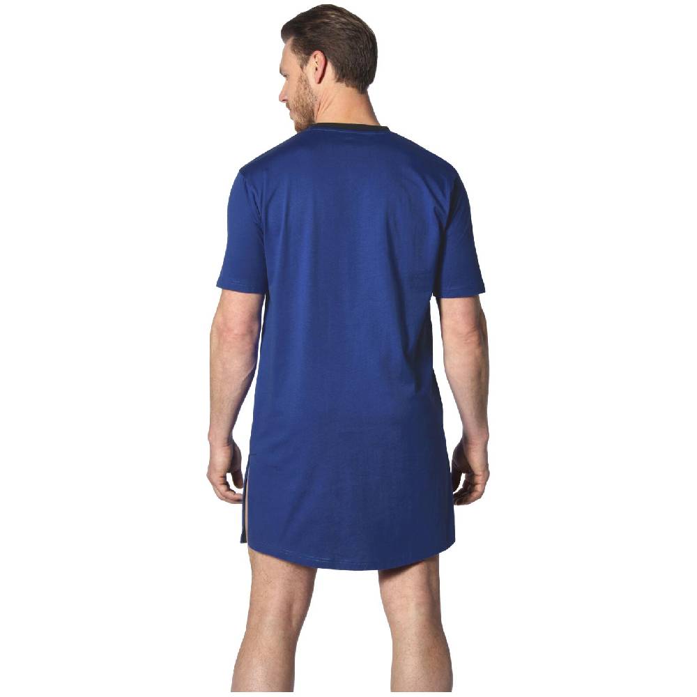 Jan Vanderstorm Doppelpack Nachthemd ALOF blau im Angebot