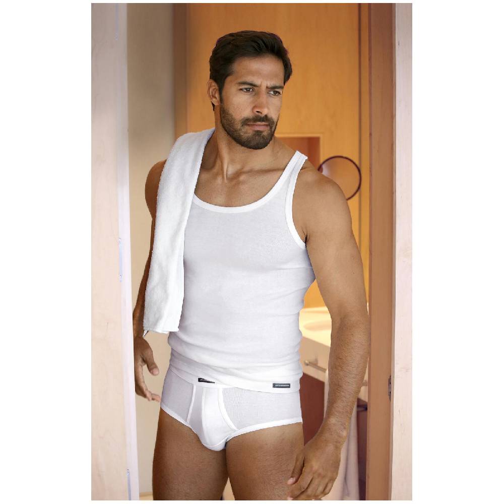 Jan Vanderstorm 2er Pack Unterhemd SOINI weiß Outlet
