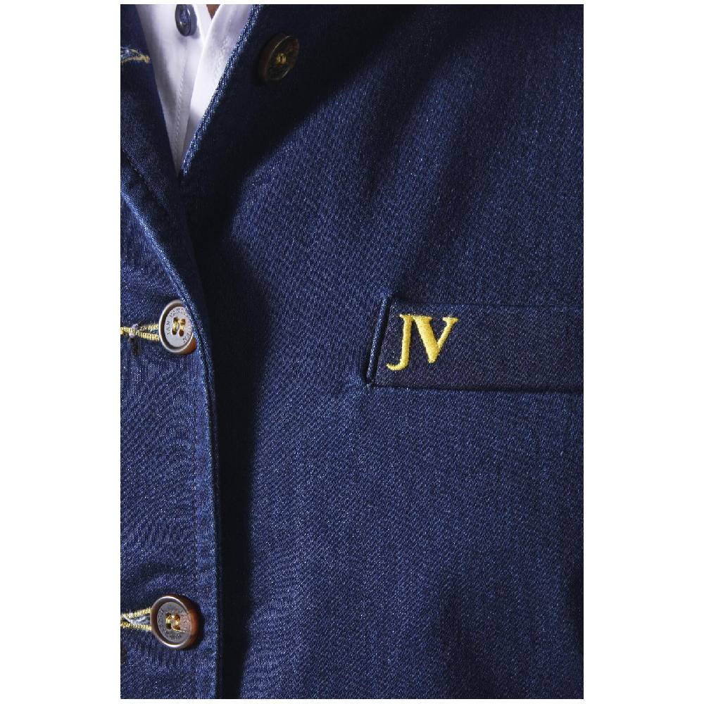 Jan Vanderstorm Jeansweste HILDEVIN dunkelblau Fabrikverkauf