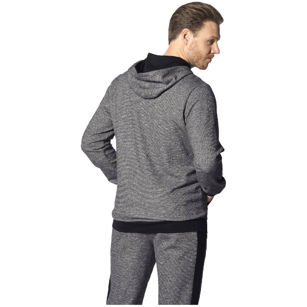 Jan Vanderstorm Sweatjacke RUMOLT schwarz melange Blitzverkäufe