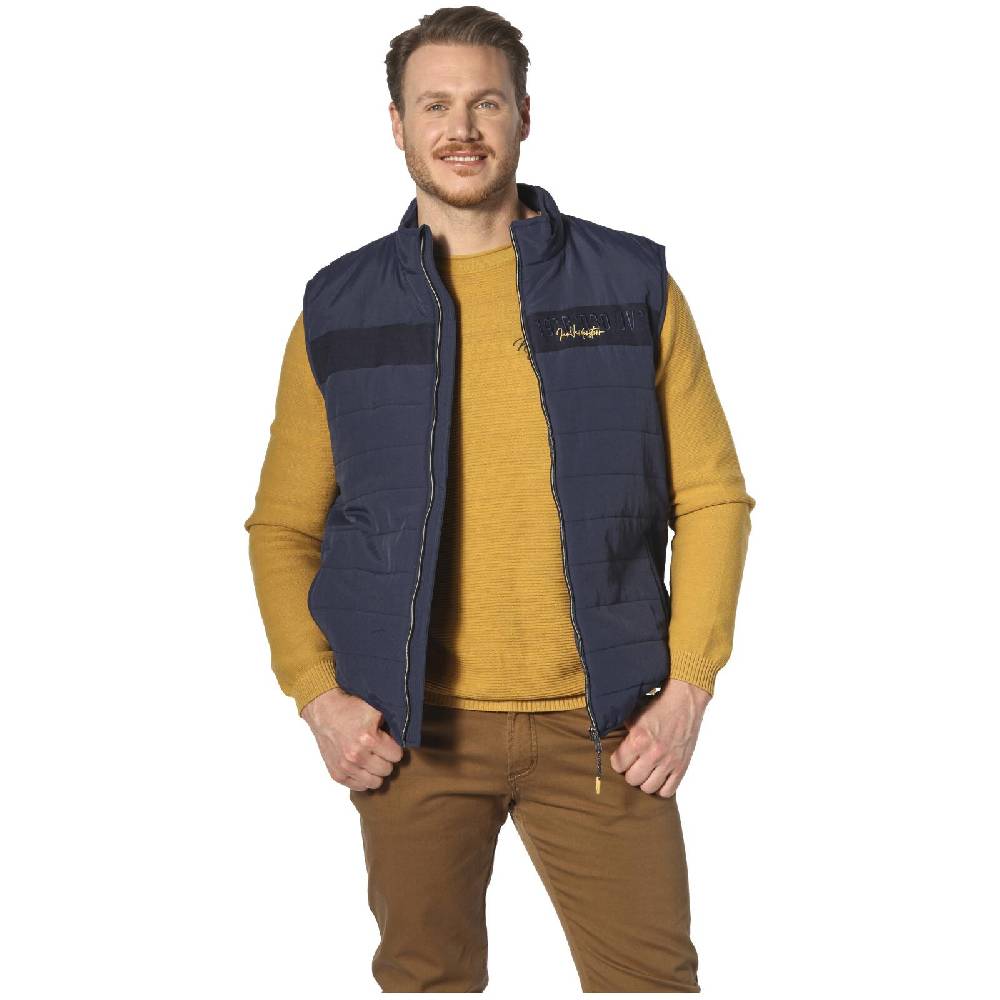 Jan Vanderstorm Outdoorweste ULOF dunkelblau Outlet