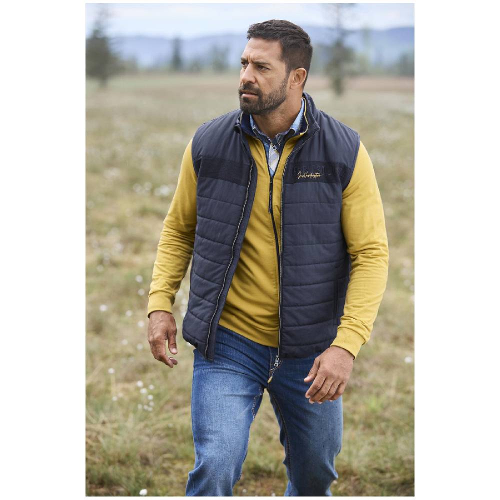 Jan Vanderstorm Outdoorweste ULOF dunkelblau Outlet