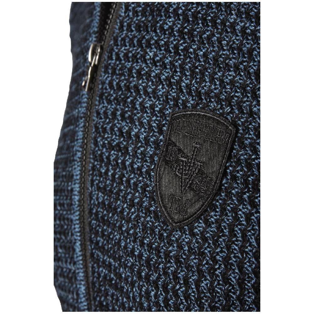 Jan Vanderstorm Strickjacke HALSTEN blau Auslauf