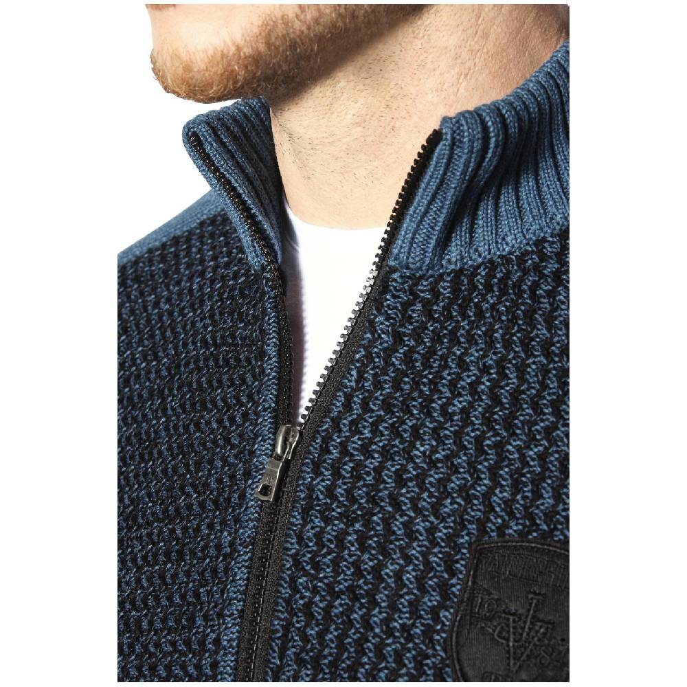 Jan Vanderstorm Strickjacke HALSTEN blau Auslauf