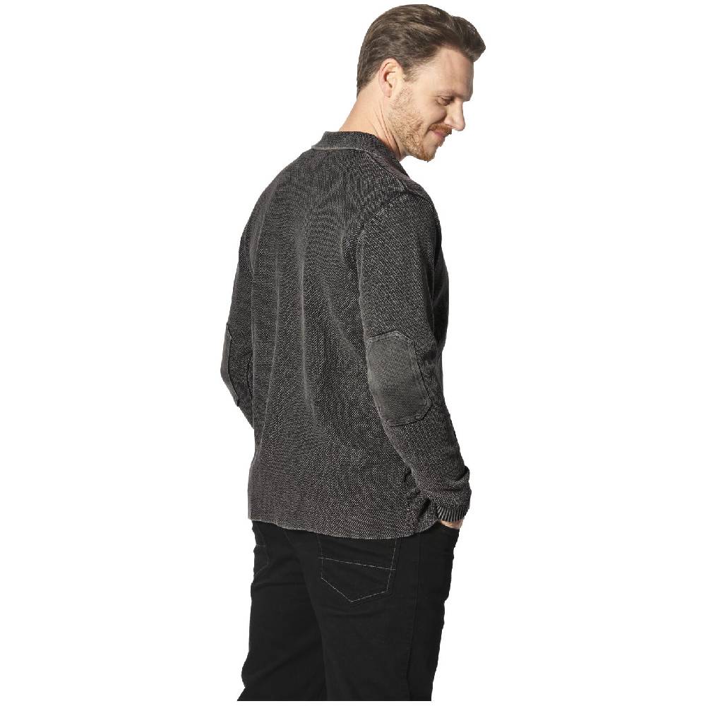 Jan Vanderstorm Strickjacke SIGURDULFAR schwarz Verkauf