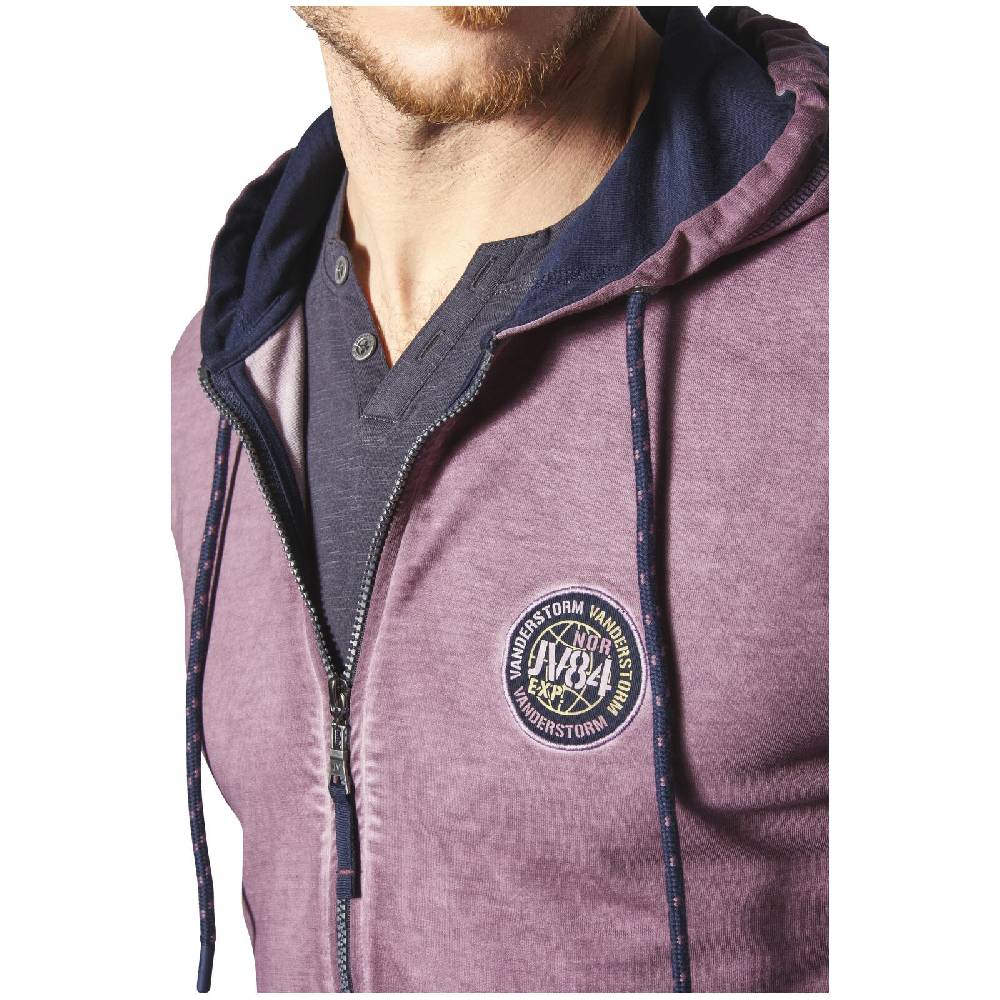 Jan Vanderstorm Sweatjacke PERKELMAN helllila Angebote