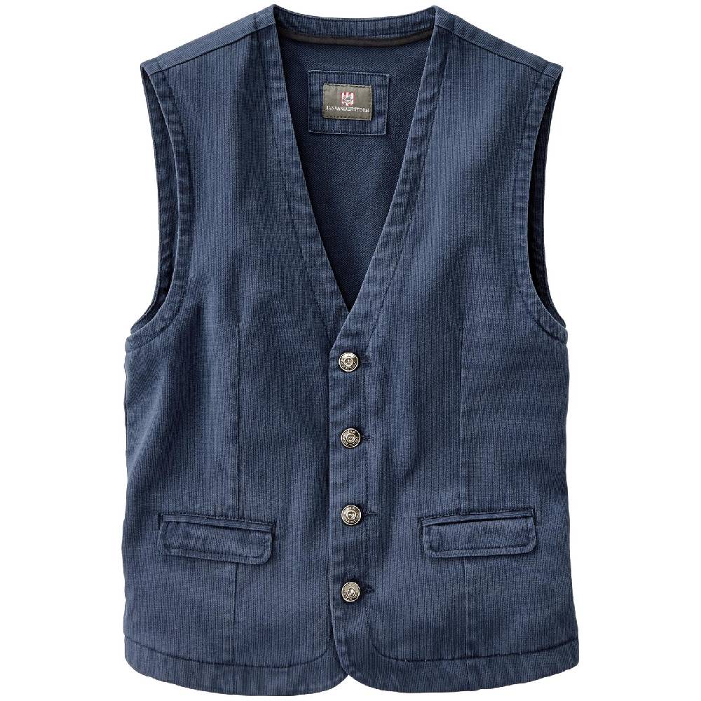 Jan Vanderstorm Weste TORELL blau im Angebot