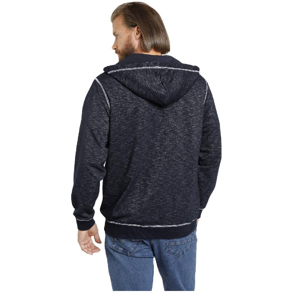 Jan Vanderstorm Sweatjacke JOKORA dunkelblau melange Schlussverkauf