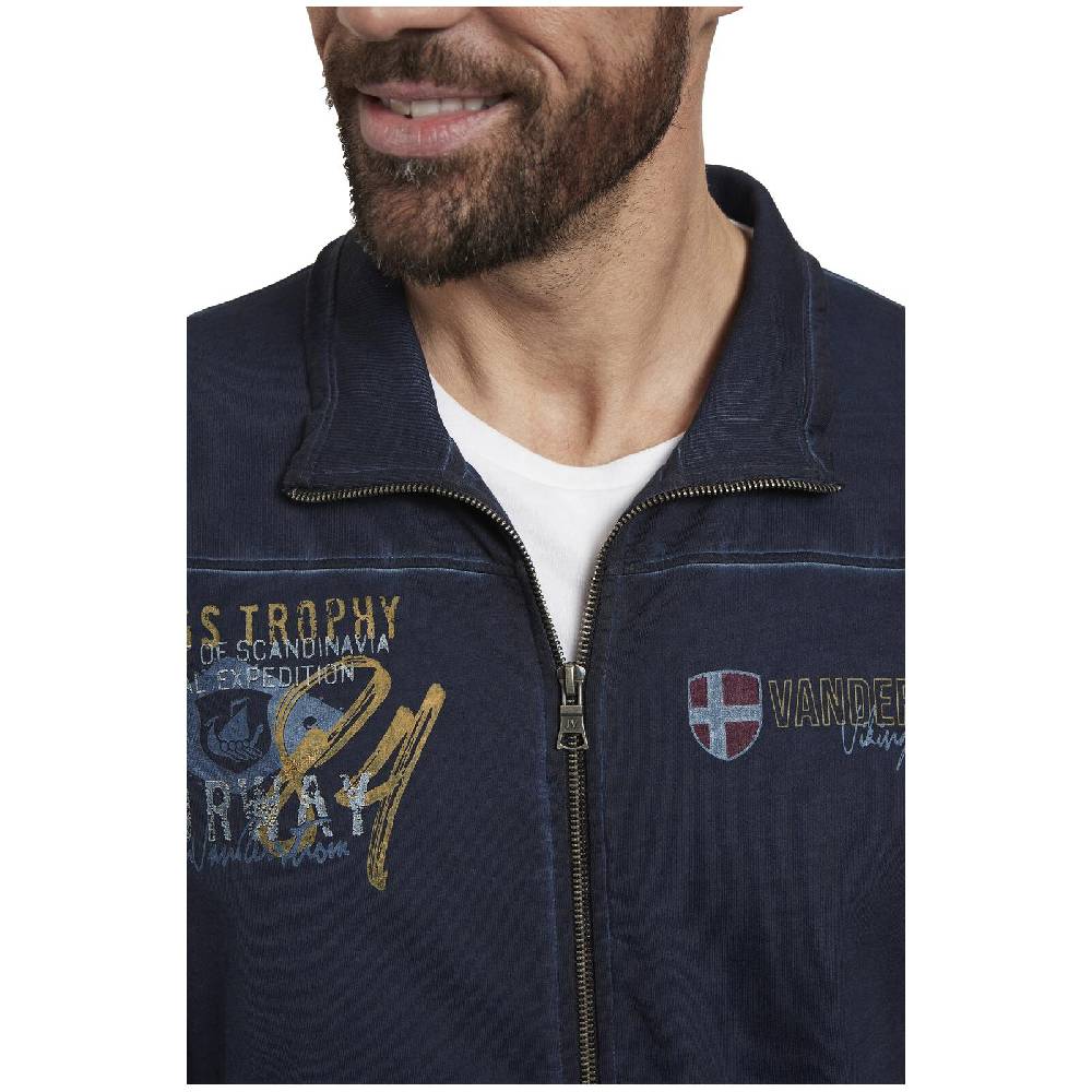 Jan Vanderstorm Sweatjacke SIVID dunkelblau Online