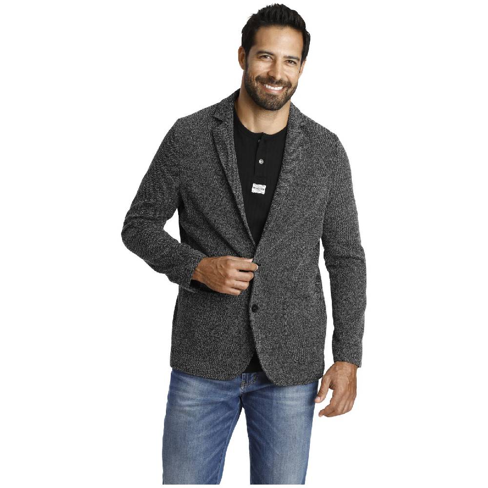 Jan Vanderstorm Jersey-Sakko ALBIN schwarz melange Angebote