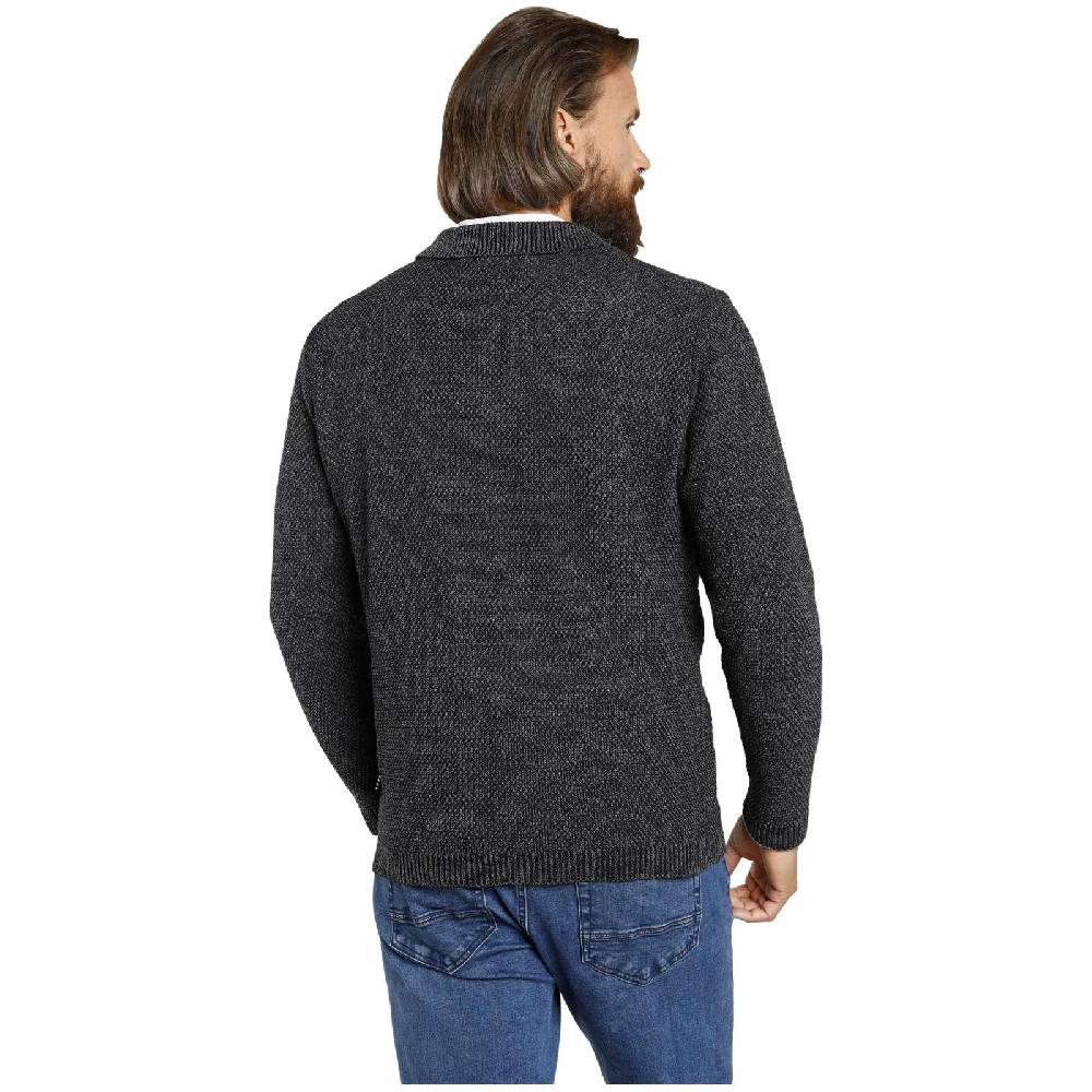 Jan Vanderstorm Strickjacke ASGER dunkelgrau im Angebot