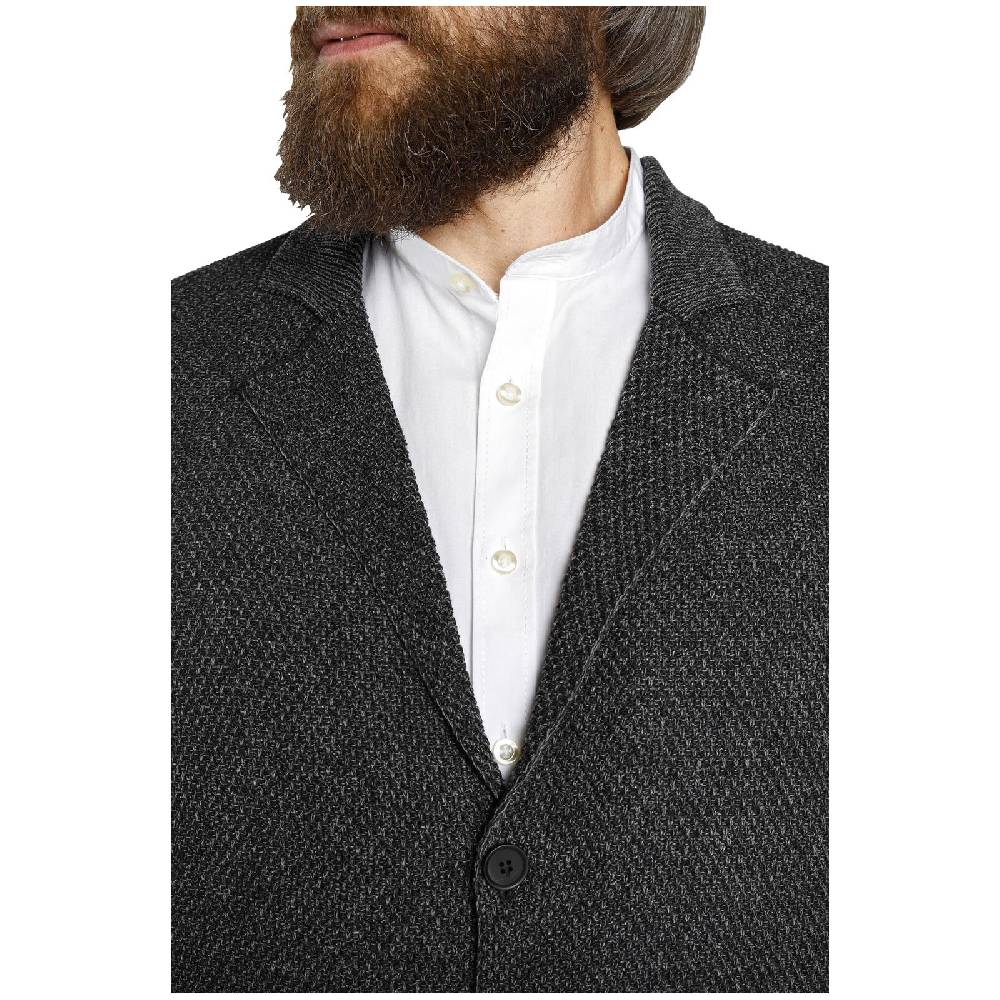 Jan Vanderstorm Strickjacke ASGER dunkelgrau im Angebot