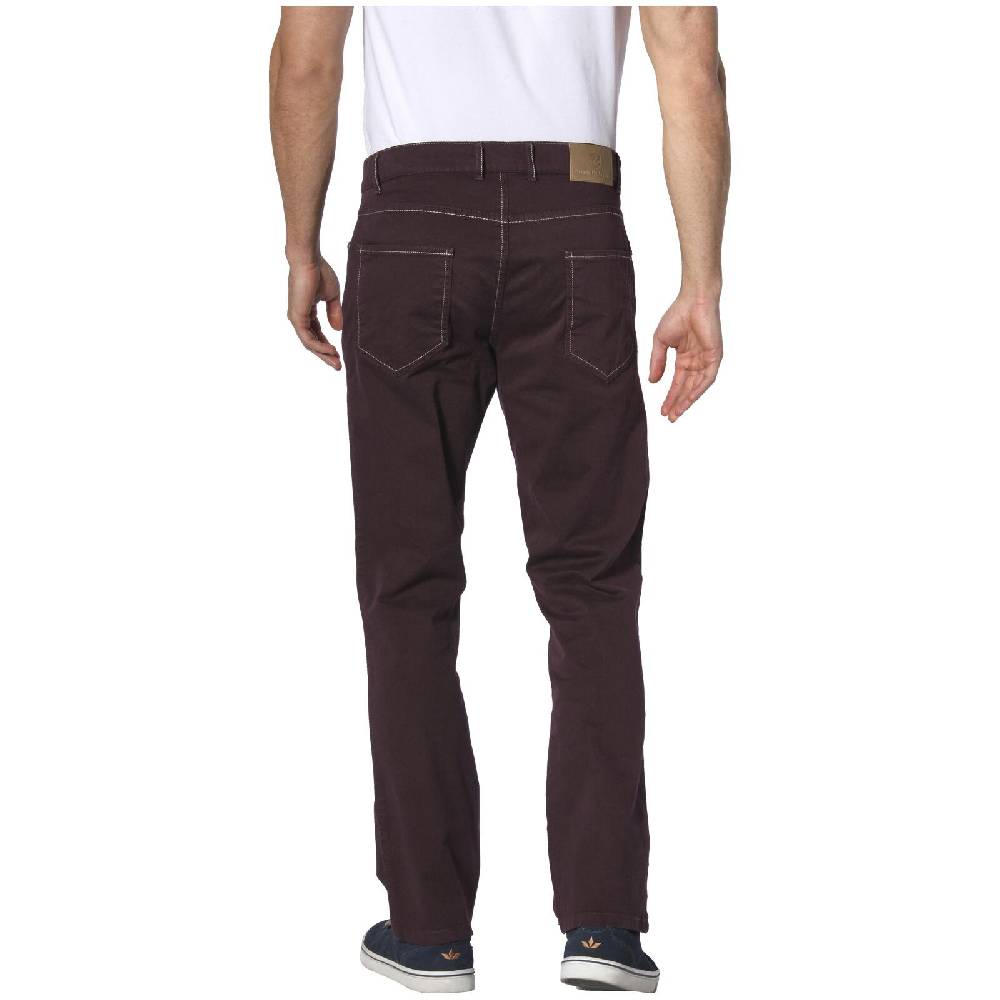 Jan Vanderstorm Tiefbundhose RALUNDE dunkelrot im Angebot