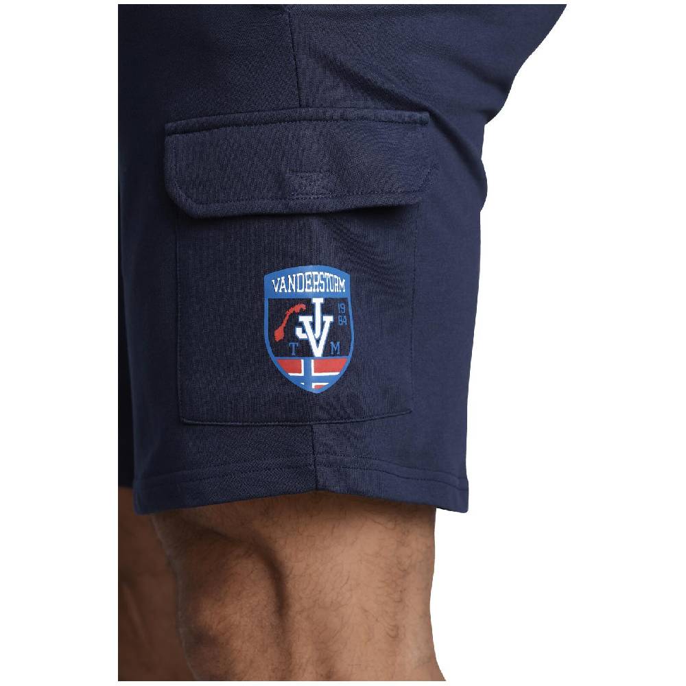 Jan Vanderstorm Sweatbermuda HARTHAKNUT dunkelblau Outlet