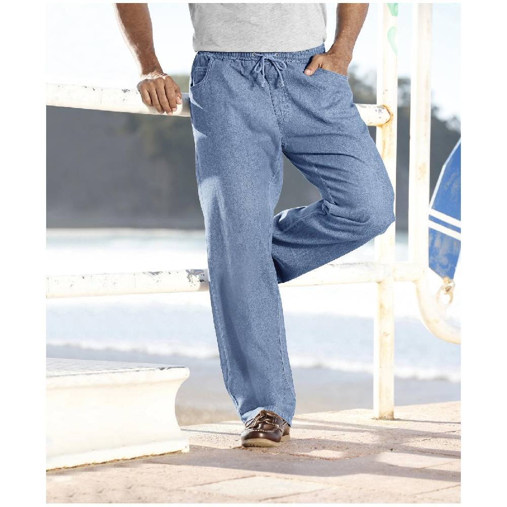 Jan Vanderstorm Schlupfjeans DAAN hellblau im Angebot