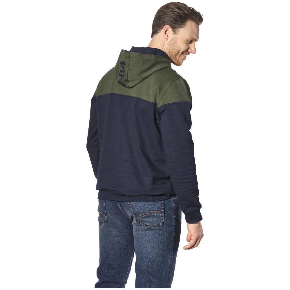 Jan Vanderstorm Sweatshirt JERRES dunkelblau Fabrikverkauf