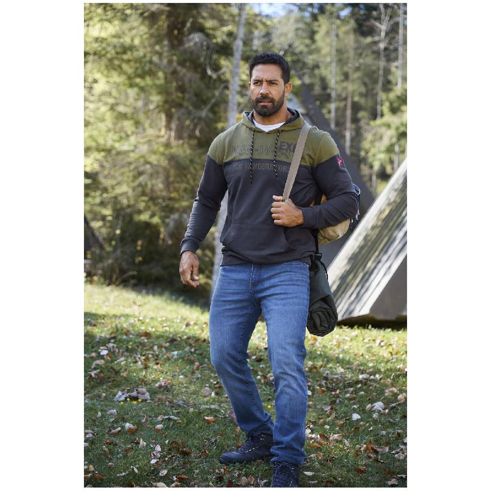 Jan Vanderstorm Sweatshirt JERRES dunkelblau Fabrikverkauf