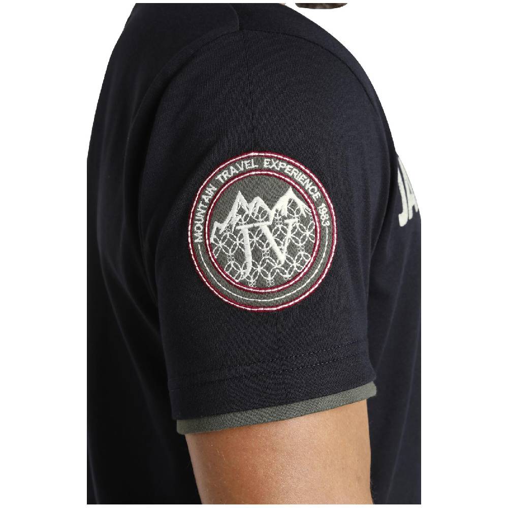 Jan Vanderstorm T-Shirt SÖLVE dunkelblau Meist gekauft