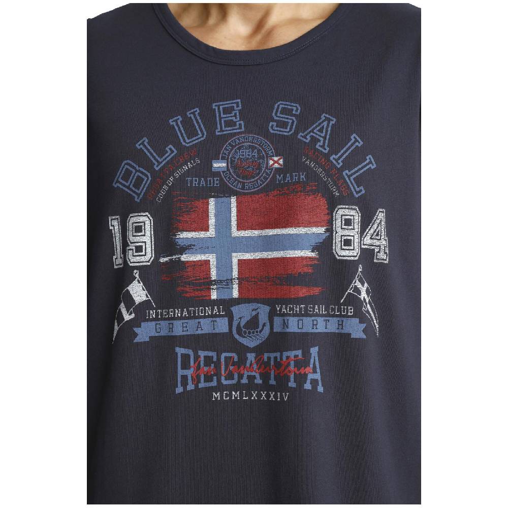 Jan Vanderstorm Tanktop BEUTE dunkelblau Auslauf