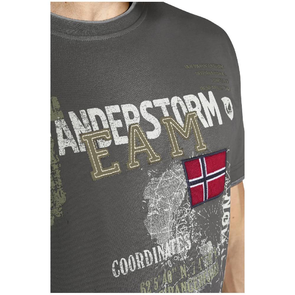 Jan Vanderstorm T-Shirt SÖLVE dunkelgrau Angebote