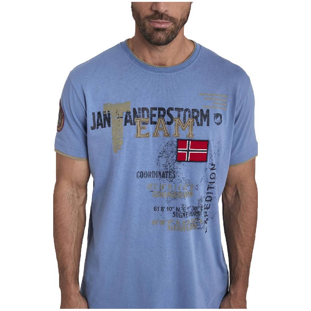 Jan Vanderstorm T-Shirt SÖLVE blau Hotsell