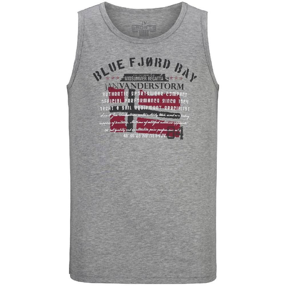 Jan Vanderstorm Tanktop OLOF grau melange