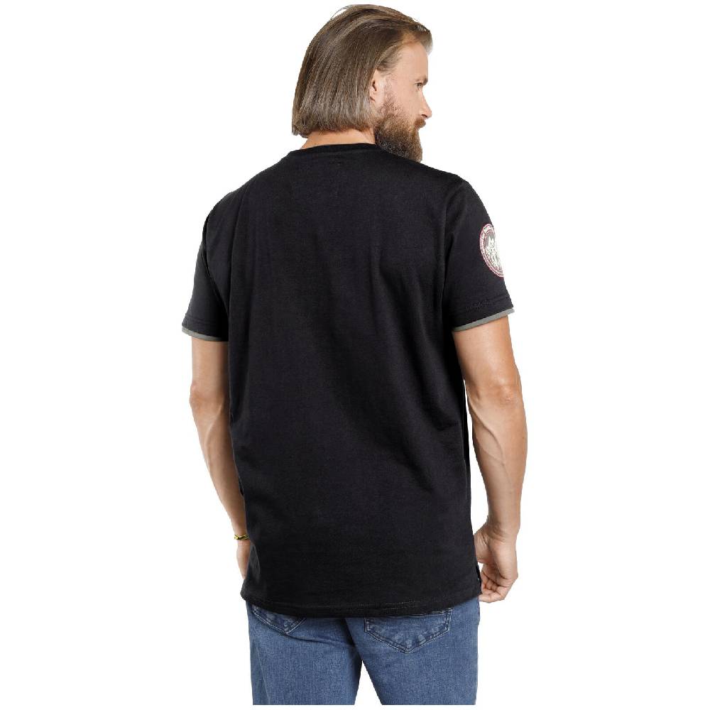Jan Vanderstorm T-Shirt SÖLVE schwarz Günstiger Verkauf