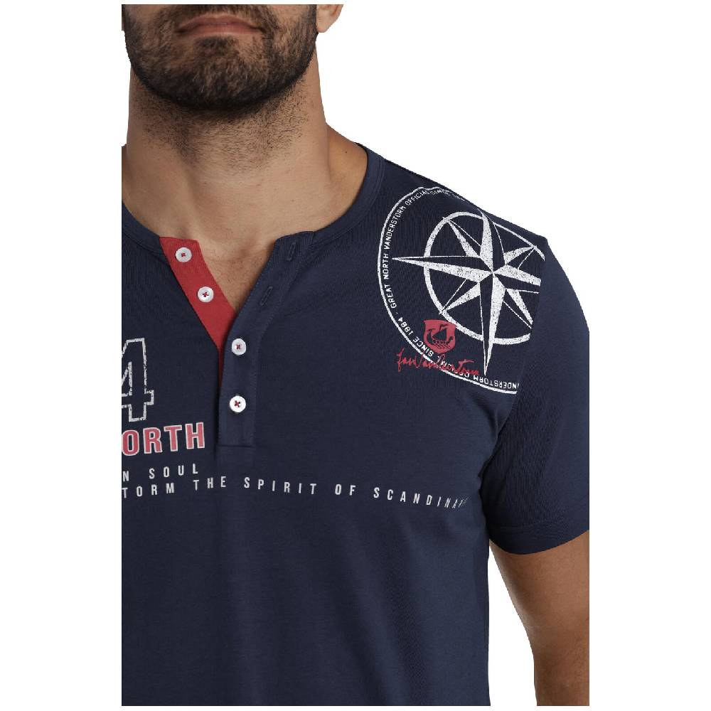 Jan Vanderstorm T-Shirt LINDRAD dunkelblau Angebote