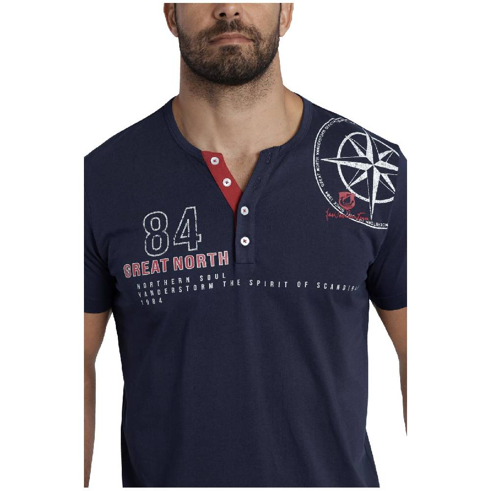 Jan Vanderstorm T-Shirt LINDRAD dunkelblau Angebote